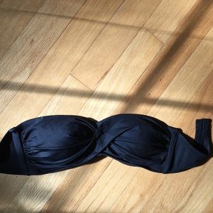 strapless swim suit top